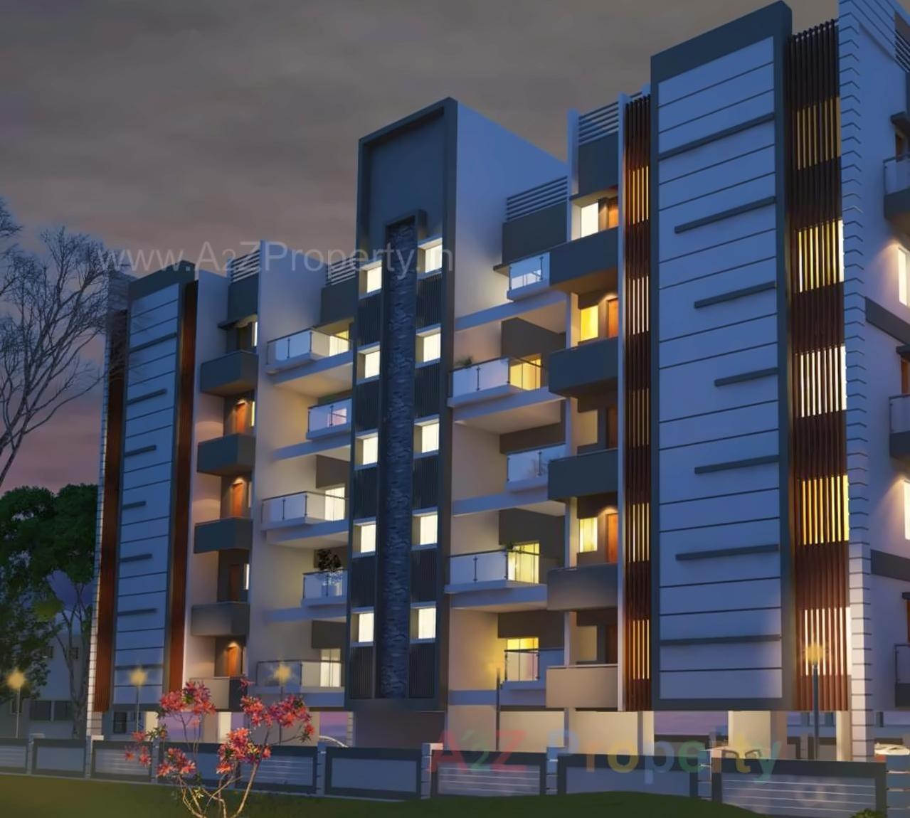 3D Elevation of real estate project Maniratna Complex located at Pune-m-corp, Pune, Maharashtra