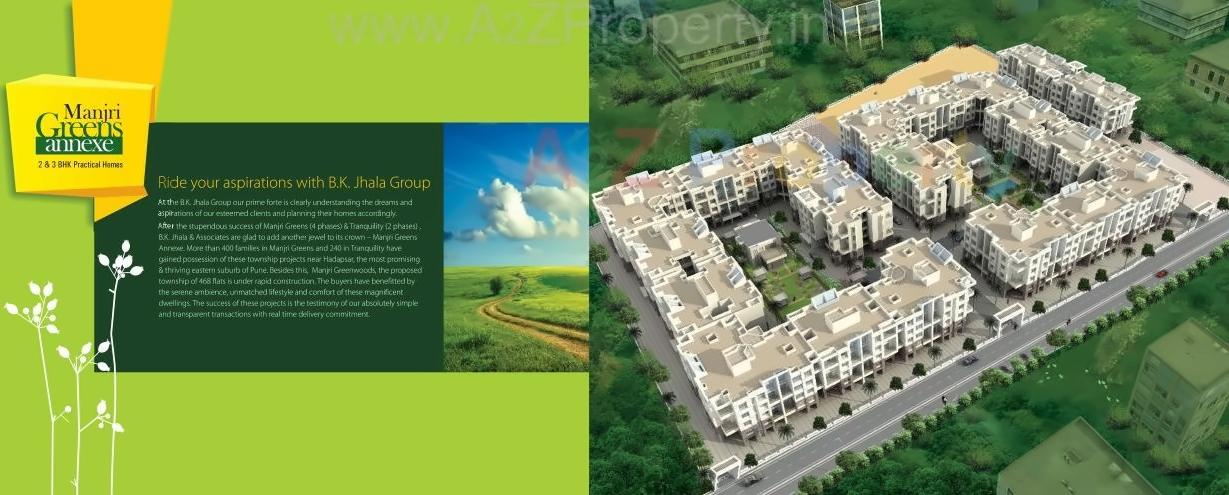 Layout of real estate project Manjri Green Annexe   B1, B2, located at Manjari-bk, Pune, Maharashtra