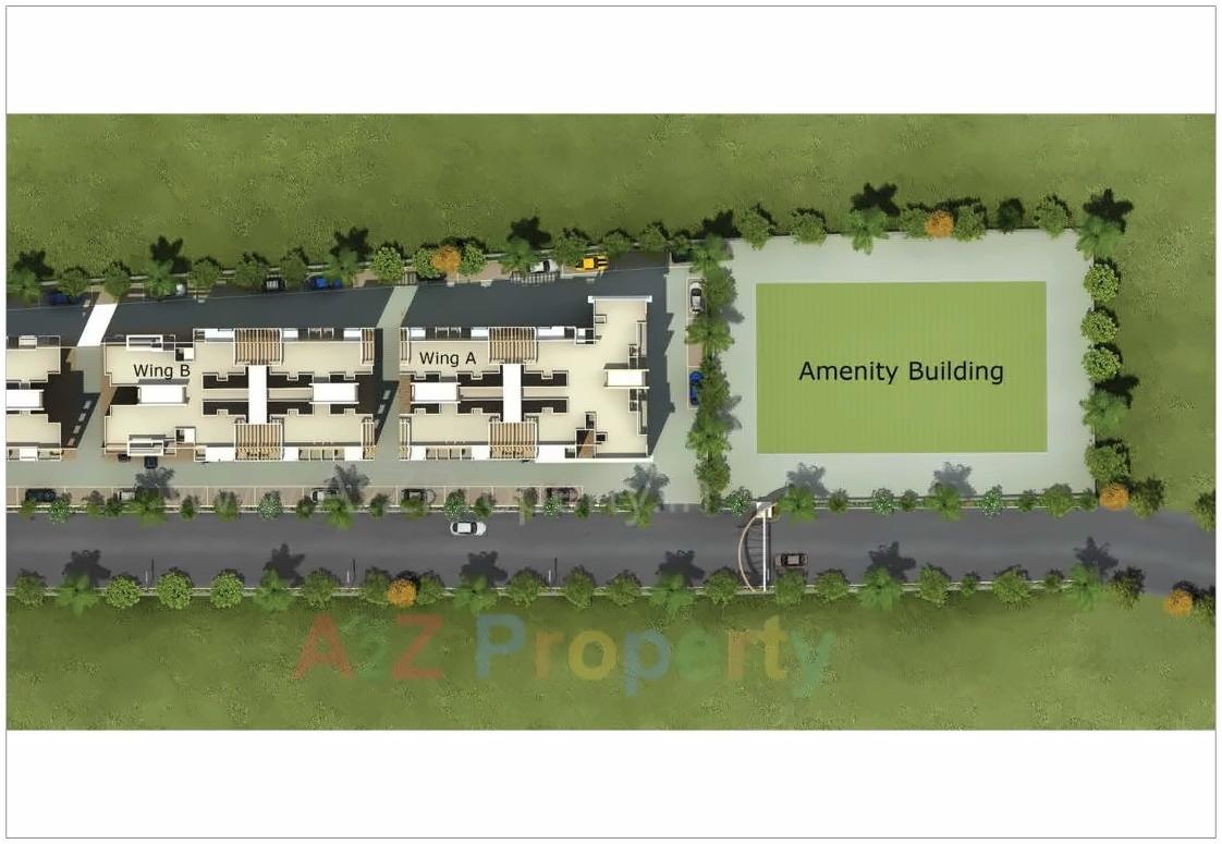 3D Elevation of real estate project Mantra Divine located at Dongargaon, Pune, Maharashtra