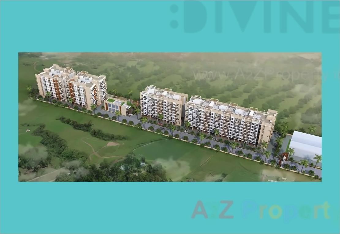 3D Elevation of real estate project Mantra Divine located at Dongargaon, Pune, Maharashtra