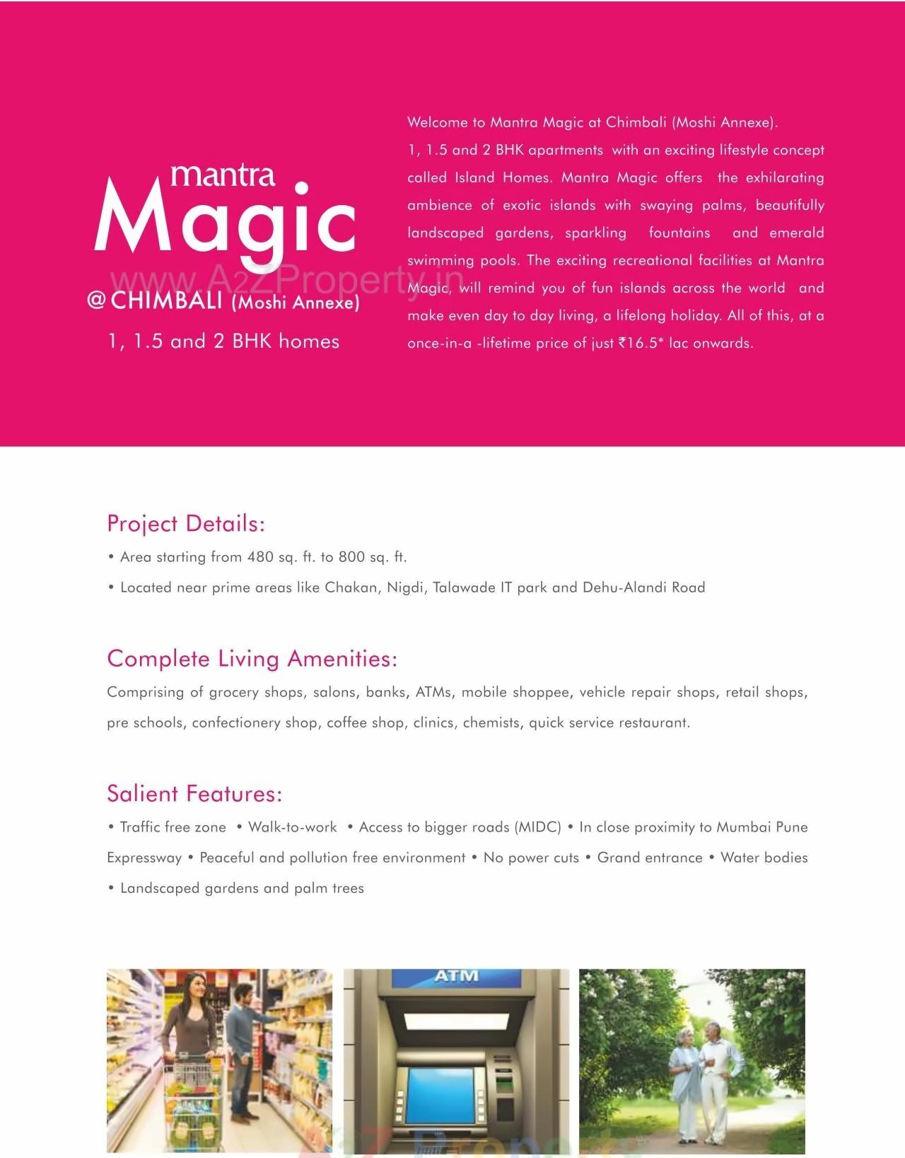  of real estate project Mantra Magic located at Chimbali, Pune, Maharashtra