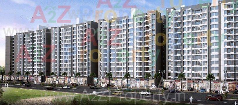 3D Elevation of real estate project Mantra Residency 0 located at Nighoje, Pune, Maharashtra