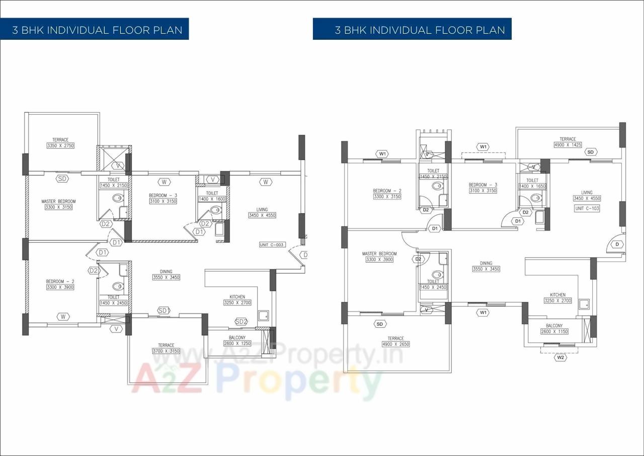Layout of real estate project Mantri Vantage located at Kharadi, Pune, Maharashtra