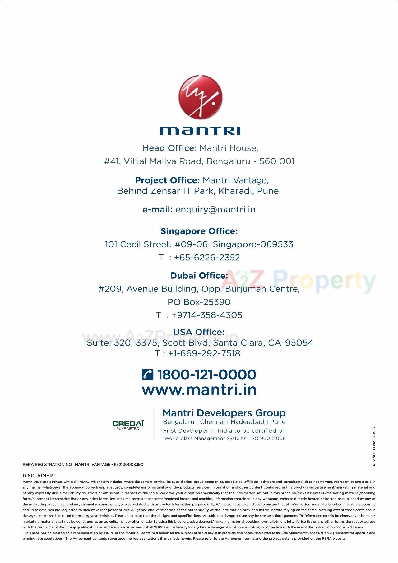  of real estate project Mantri Vantage located at Kharadi, Pune, Maharashtra