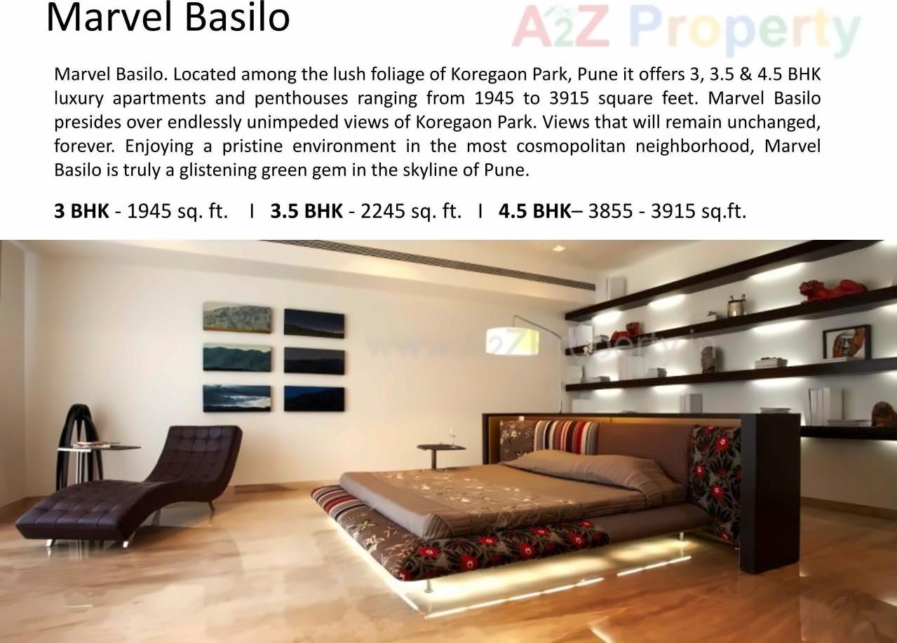 3D Elevation of real estate project Marvel Basilo A located at Pune-m-corp, Pune, Maharashtra