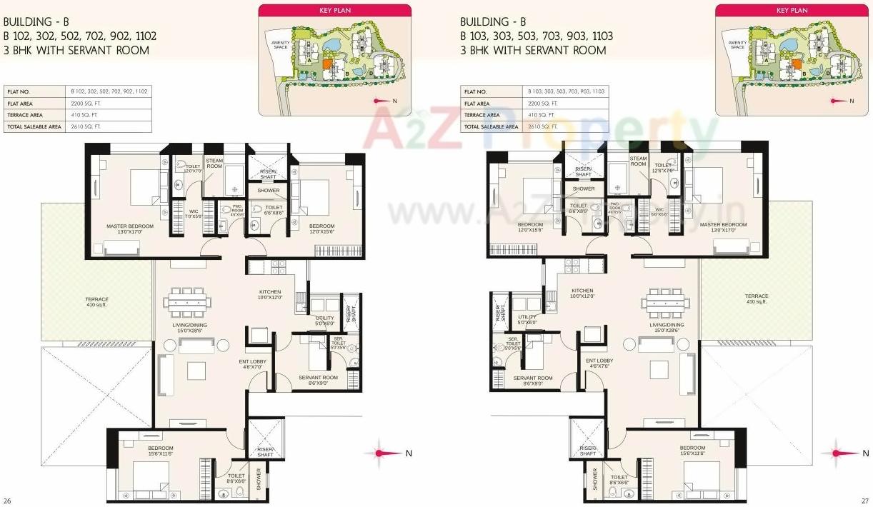 Layout of real estate project Marvel Cerise located at Kharadi, Pune, Maharashtra
