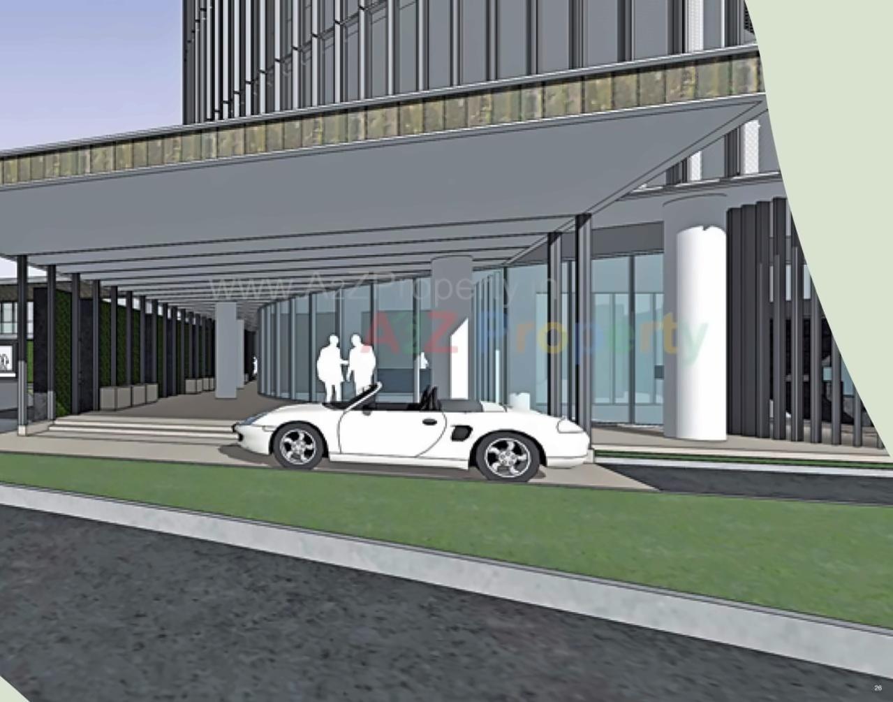 3D Elevation of real estate project Marvel Edge located at Lohgaon, Pune, Maharashtra