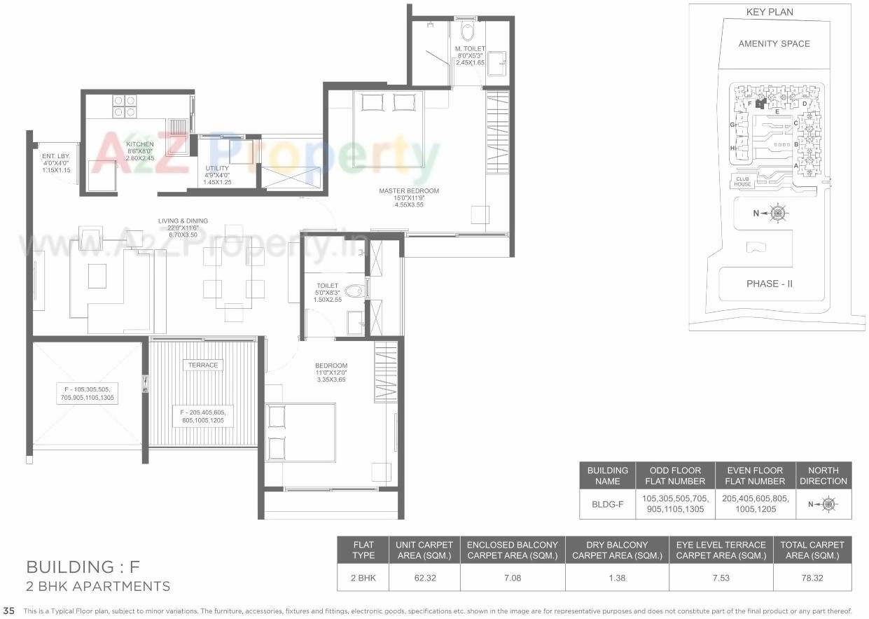 Layout of real estate project Marvel Ideal Spacio 0 located at Undri, Pune, Maharashtra