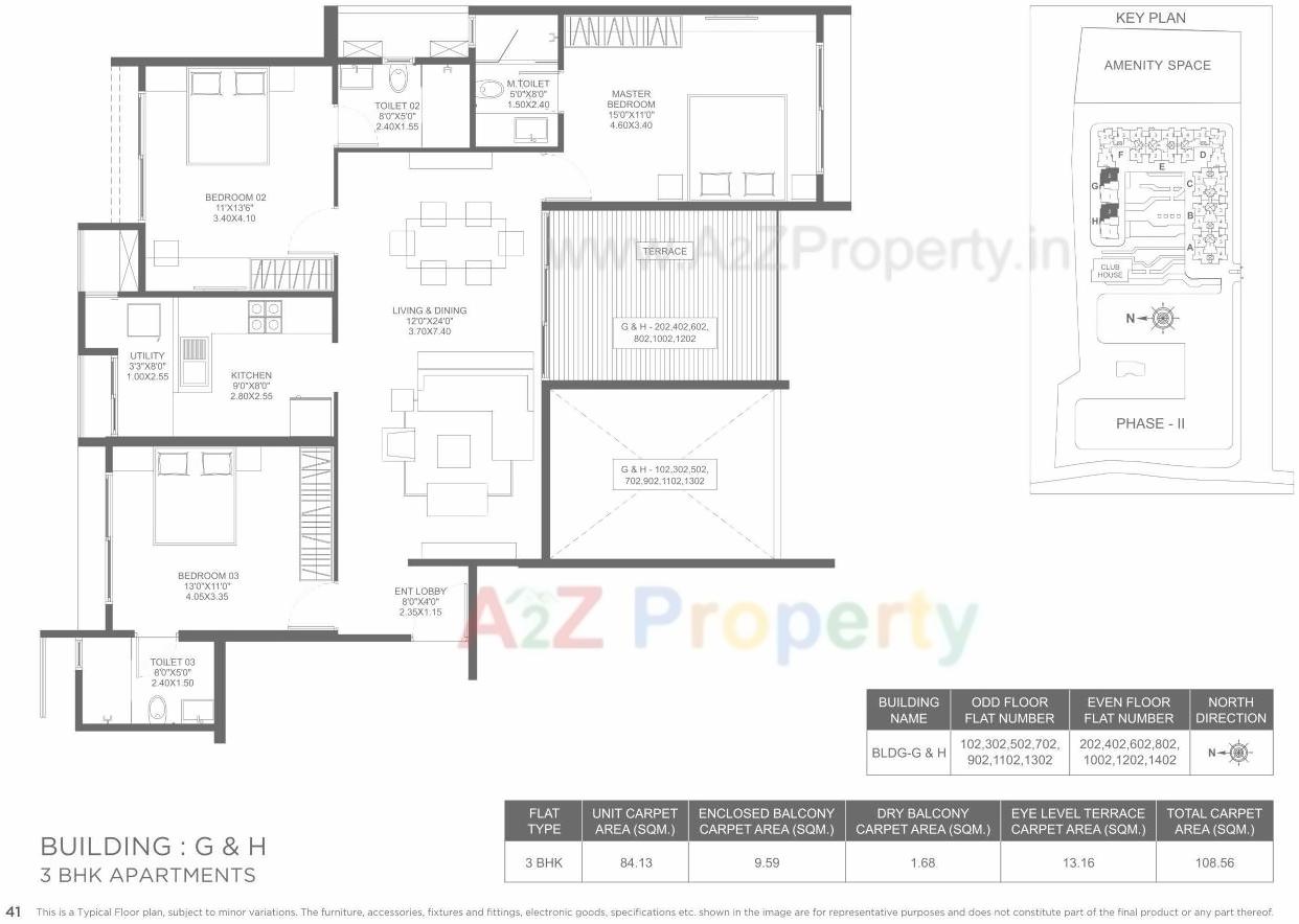 Layout of real estate project Marvel Ideal Spacio 0 located at Undri, Pune, Maharashtra