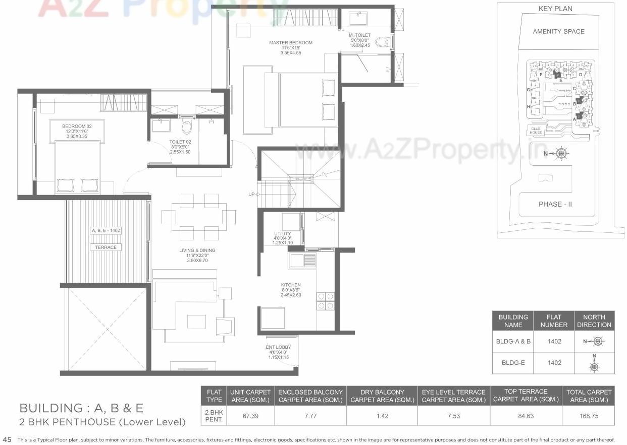 Layout of real estate project Marvel Ideal Spacio 0 located at Undri, Pune, Maharashtra