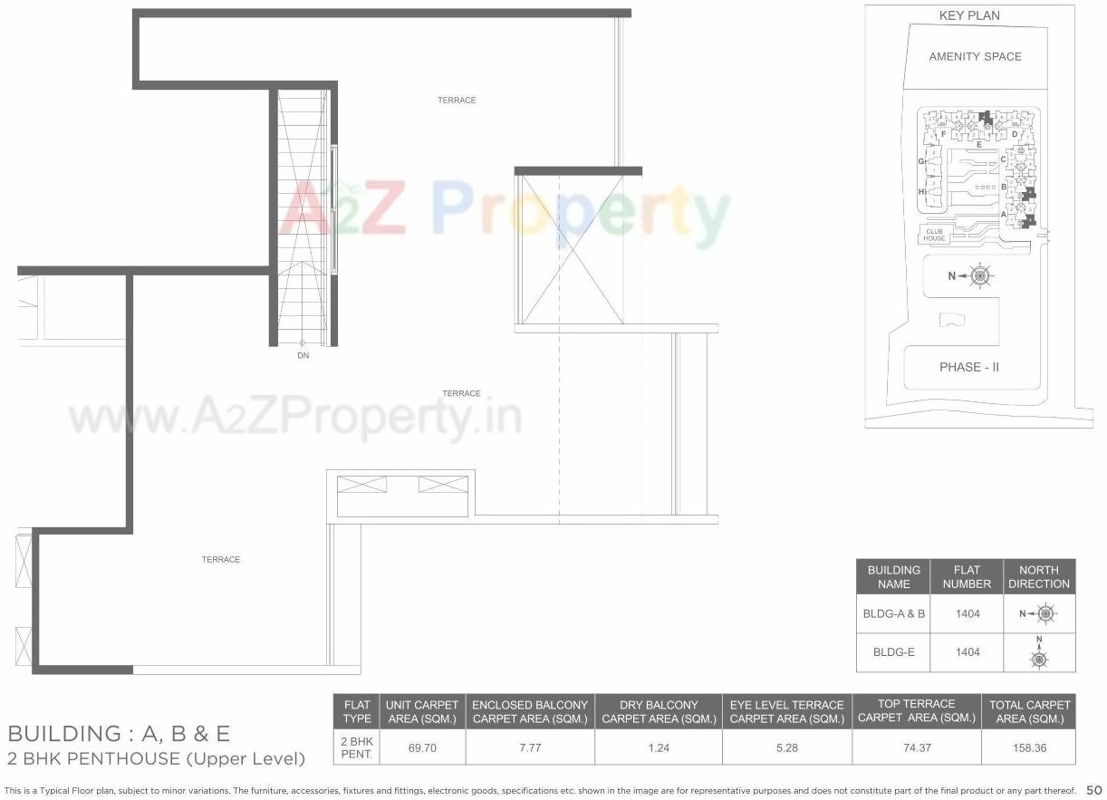 Layout of real estate project Marvel Ideal Spacio 0 located at Undri, Pune, Maharashtra