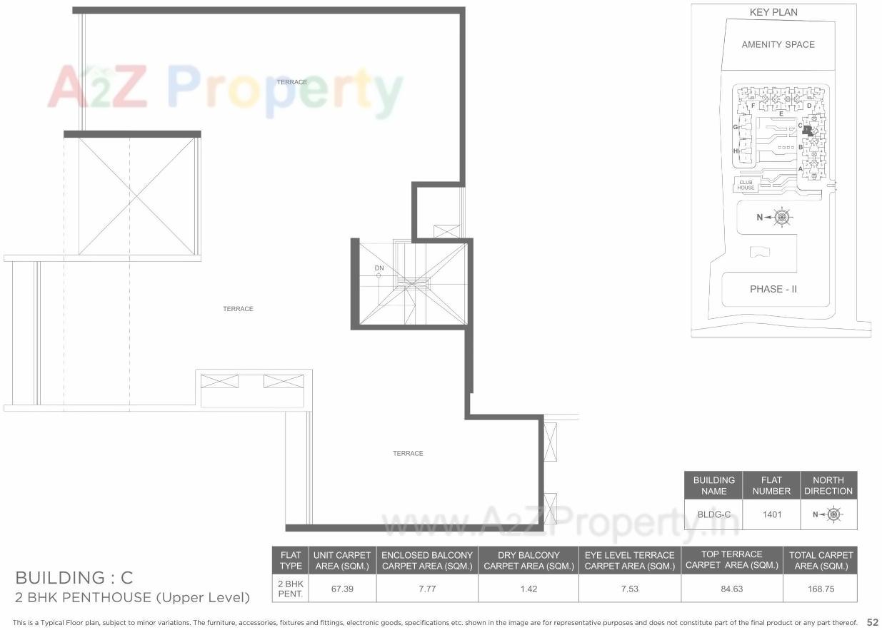 Layout of real estate project Marvel Ideal Spacio 0 located at Undri, Pune, Maharashtra