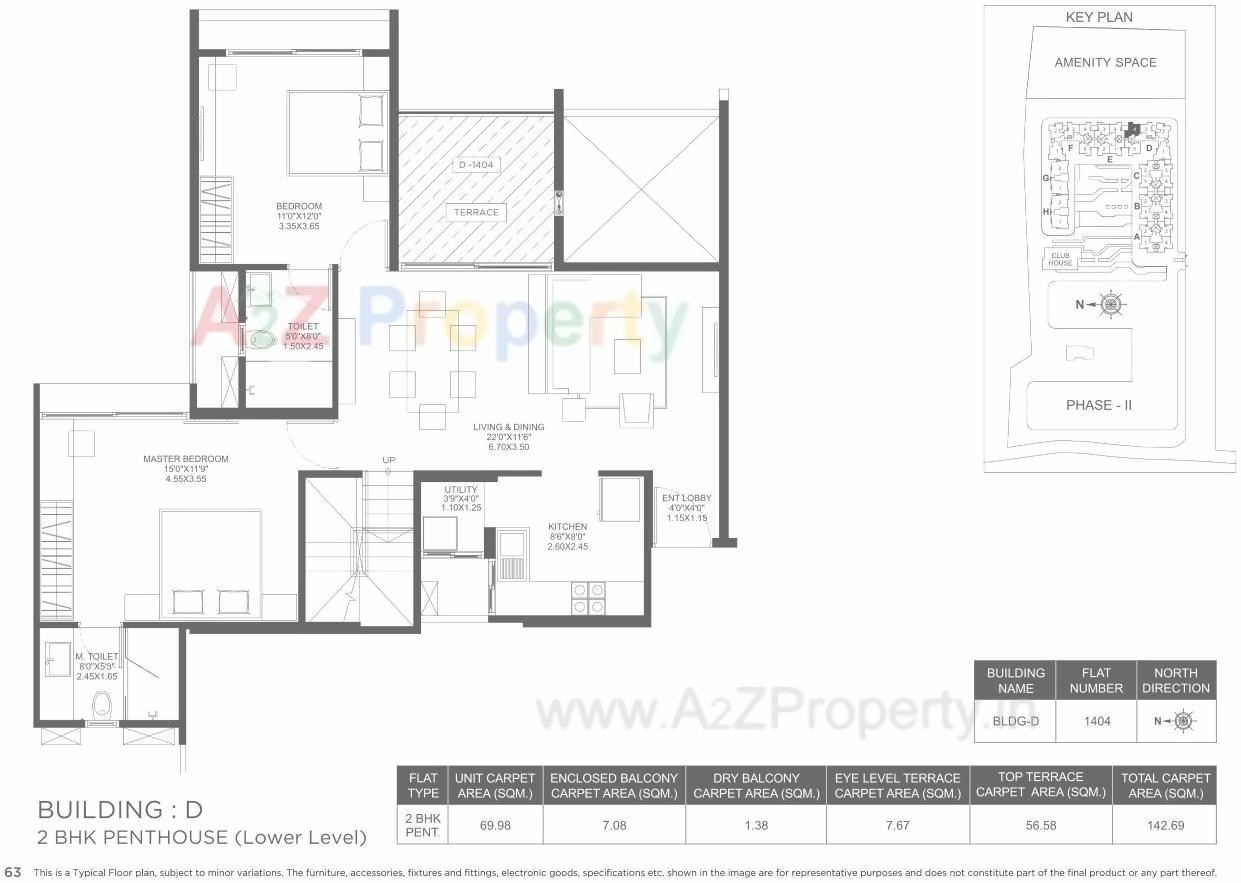 Layout of real estate project Marvel Ideal Spacio 0 located at Undri, Pune, Maharashtra