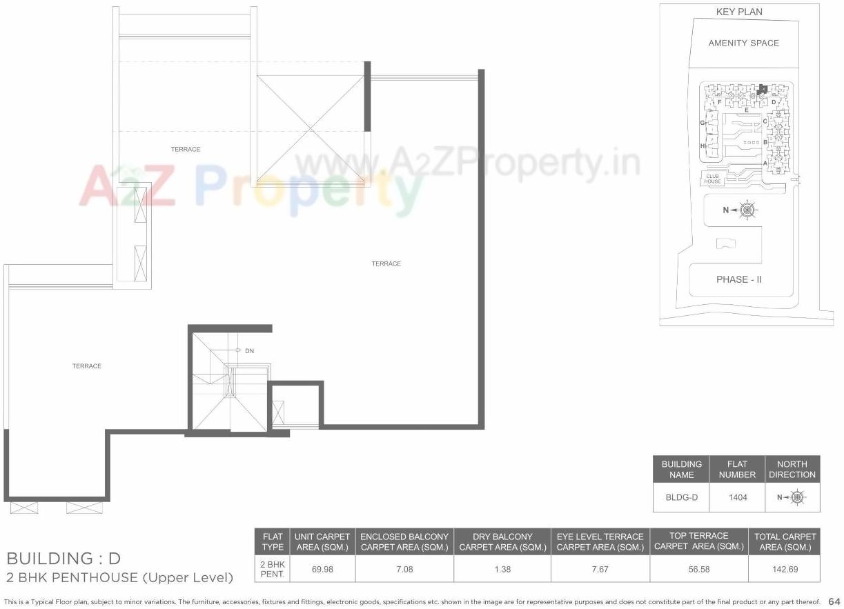 Layout of real estate project Marvel Ideal Spacio 0 located at Undri, Pune, Maharashtra