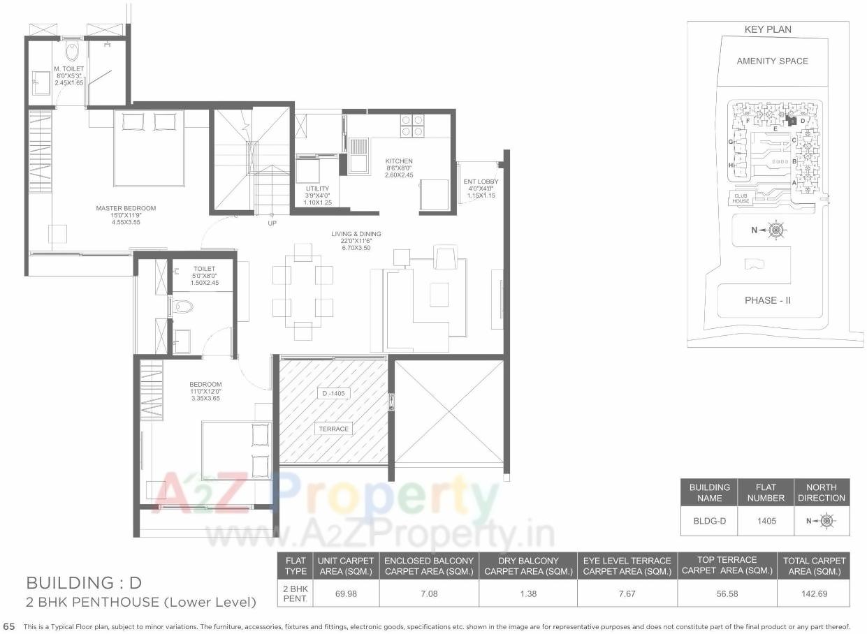 Layout of real estate project Marvel Ideal Spacio 0 located at Undri, Pune, Maharashtra