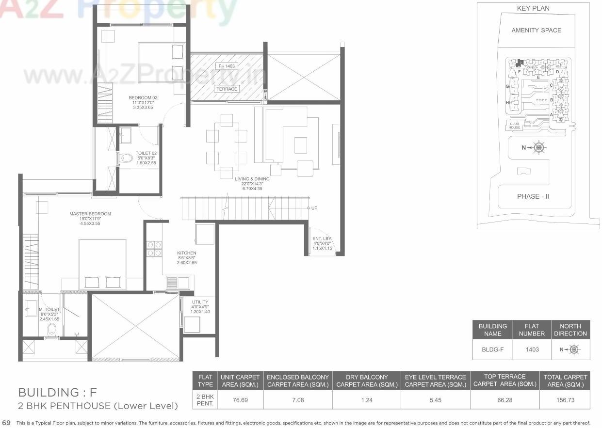 Layout of real estate project Marvel Ideal Spacio 0 located at Undri, Pune, Maharashtra