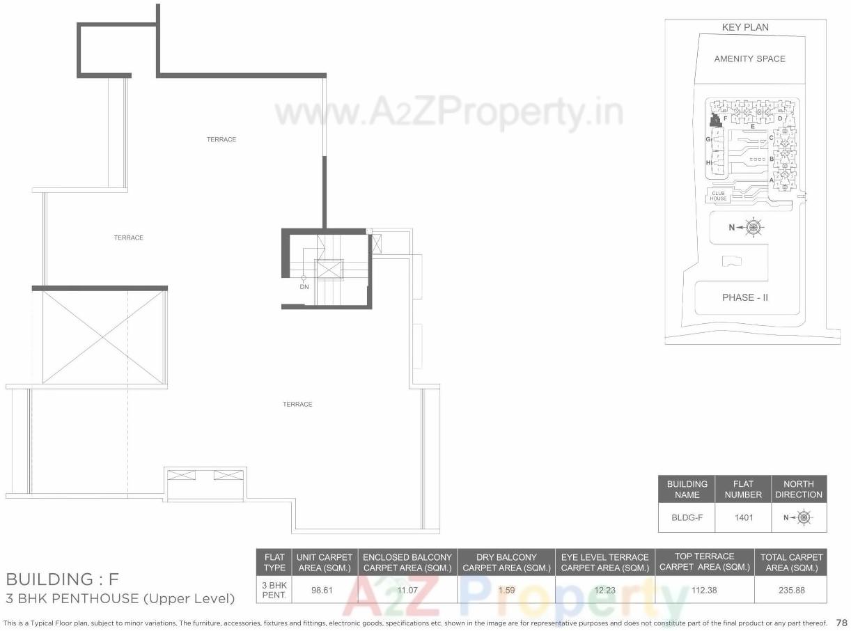 Layout of real estate project Marvel Ideal Spacio 0 located at Undri, Pune, Maharashtra