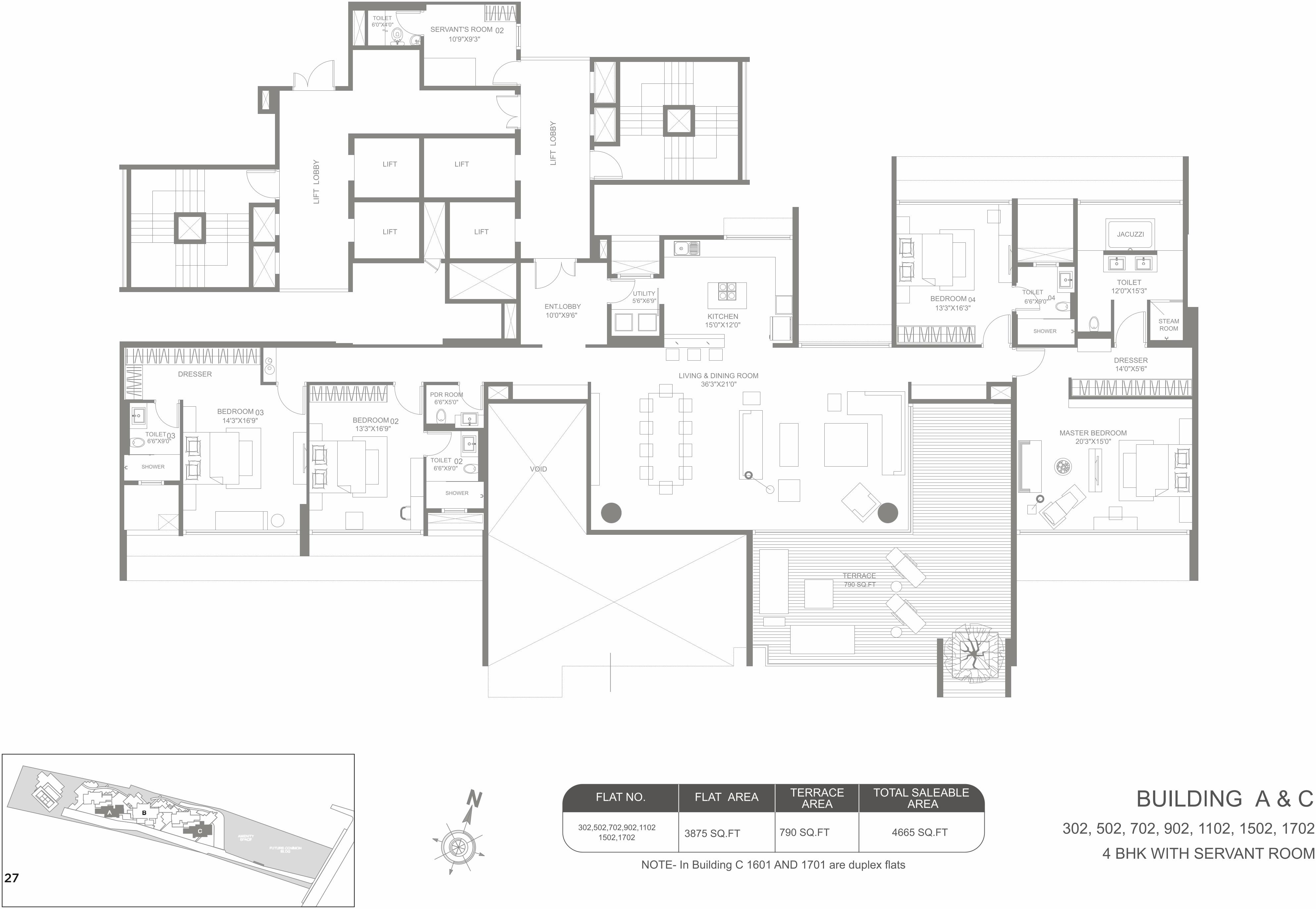 Layout of real estate project Marvel Kyra A located at Hadapsar, Pune, Maharashtra