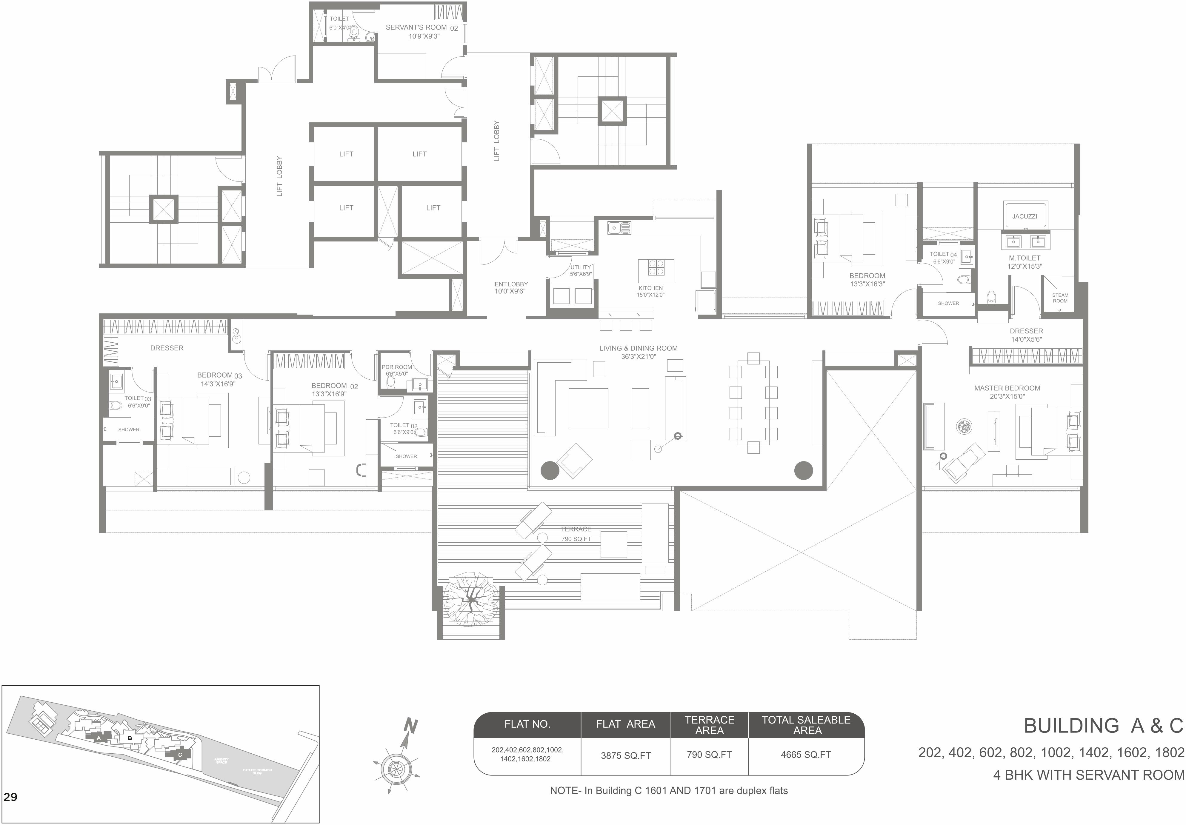 Layout of real estate project Marvel Kyra A located at Hadapsar, Pune, Maharashtra