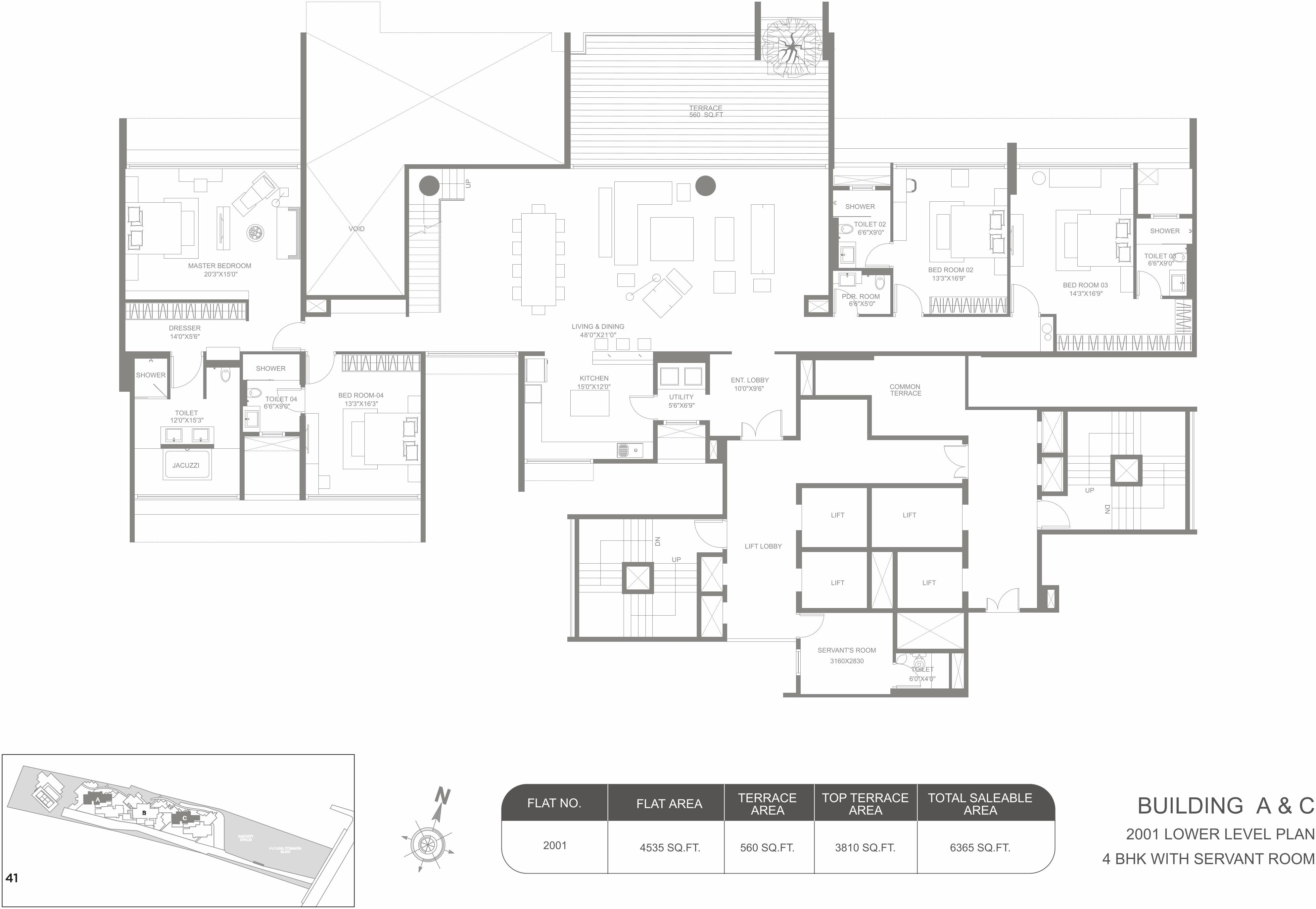 Layout of real estate project Marvel Kyra A located at Hadapsar, Pune, Maharashtra