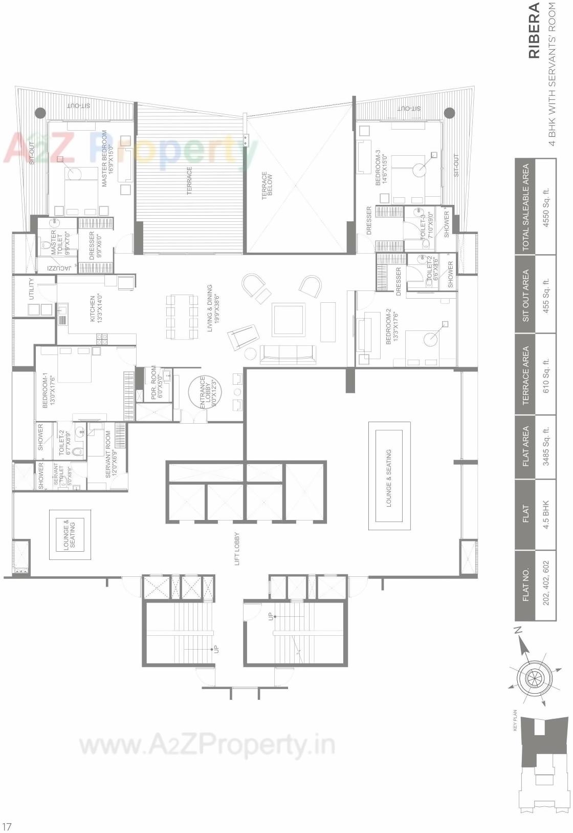 Layout of real estate project Marvel Ribera located at Pune-m-corp, Pune, Maharashtra