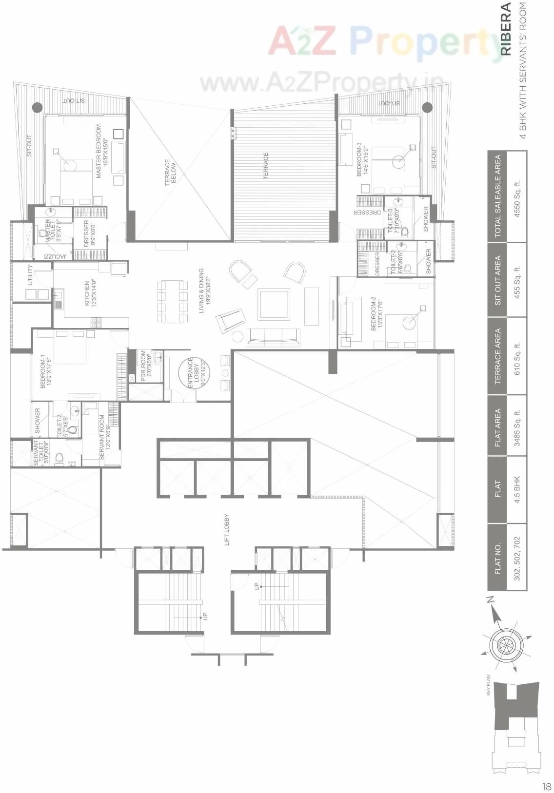 Layout of real estate project Marvel Ribera located at Pune-m-corp, Pune, Maharashtra