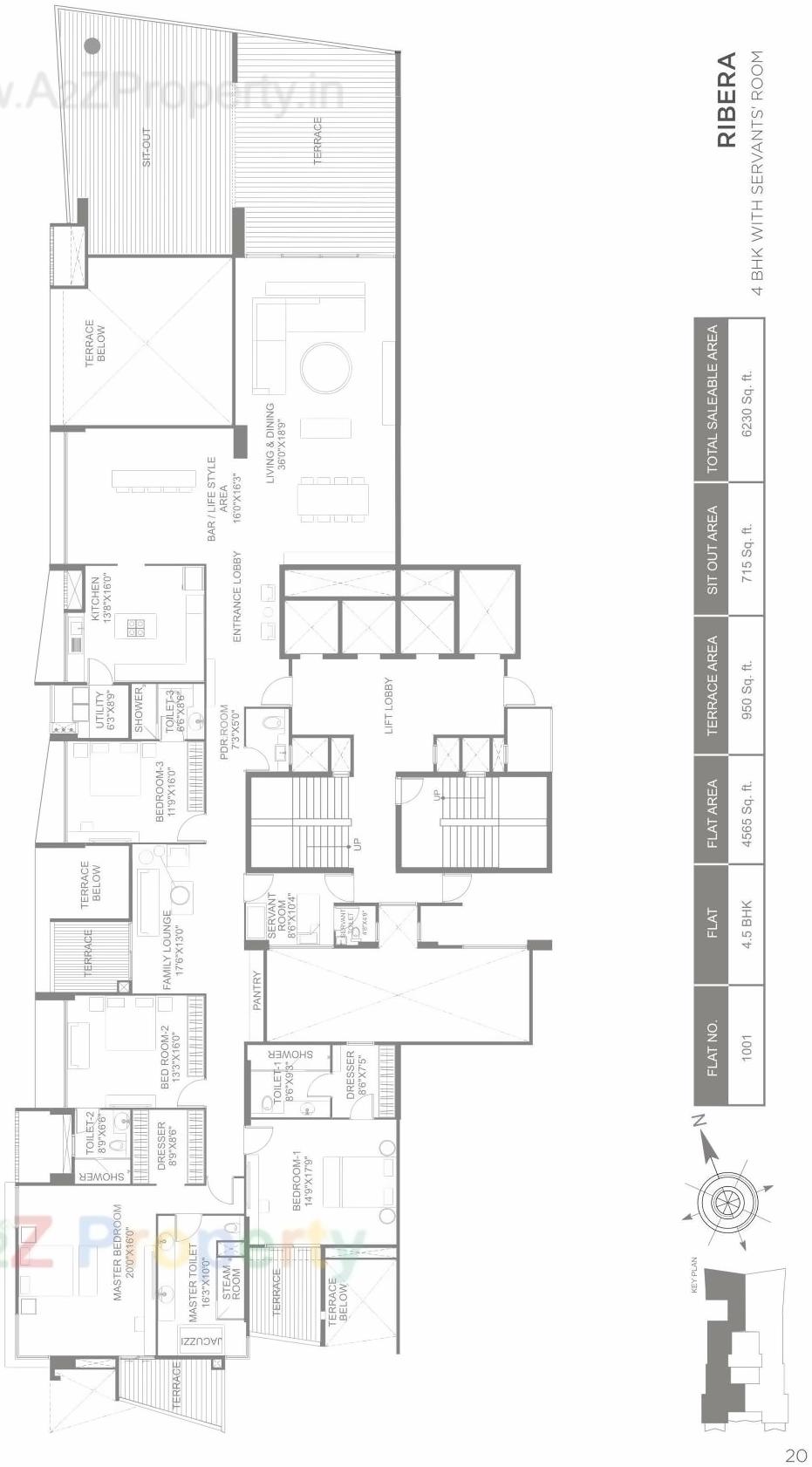 Layout of real estate project Marvel Ribera located at Pune-m-corp, Pune, Maharashtra