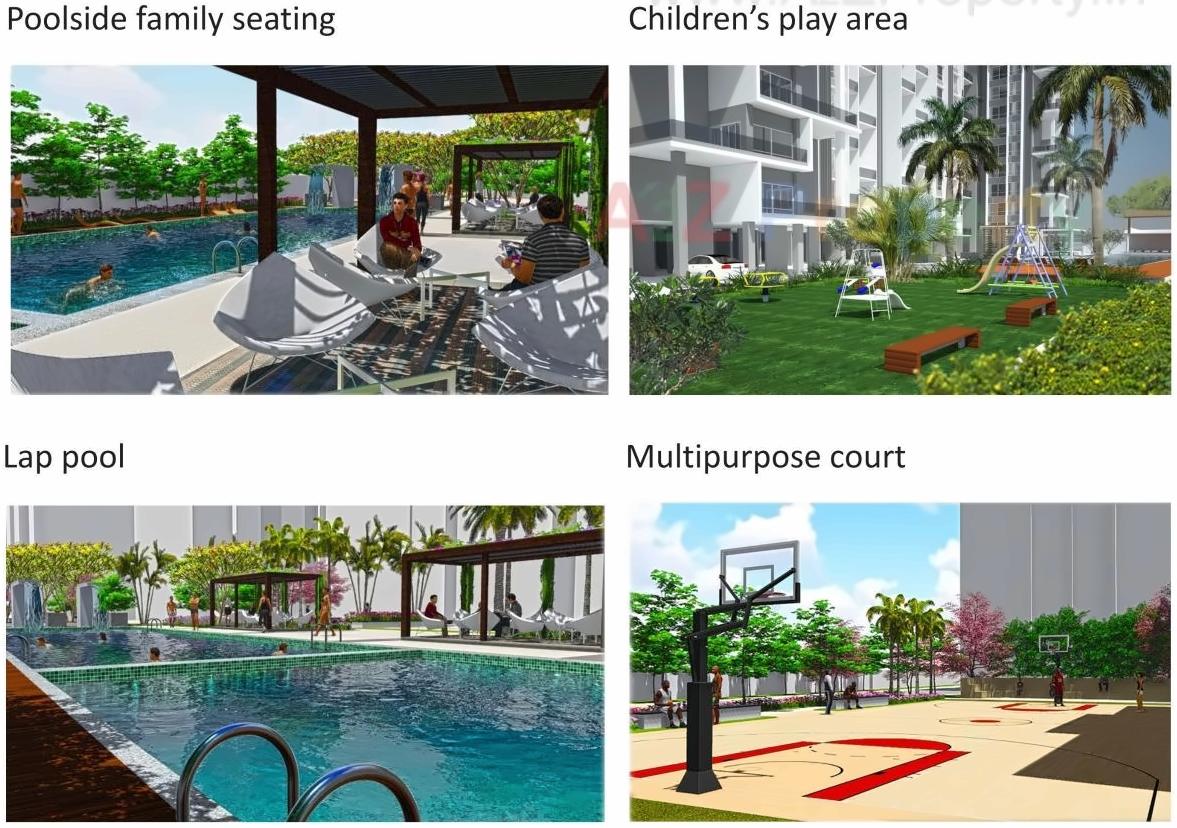 3D Elevation of real estate project Marvel Sera A,b,c located at Hadapsar, Pune, Maharashtra