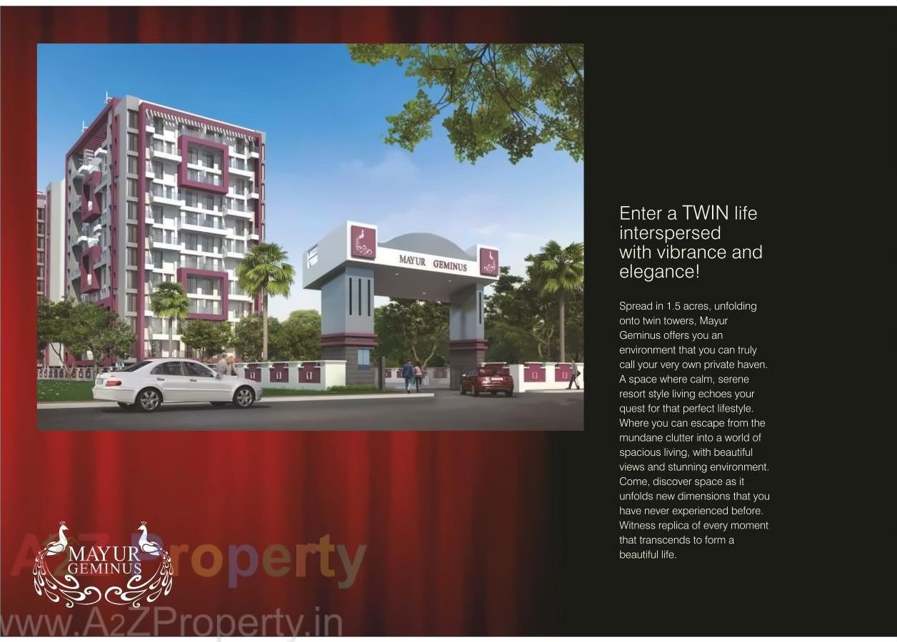 3D Elevation of real estate project Mayur Geminus located at Hadapsar, Pune, Maharashtra