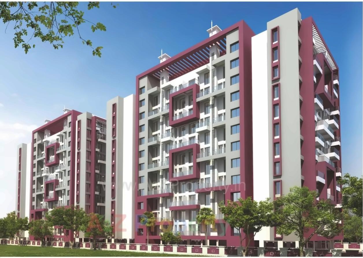 3D Elevation of real estate project Mayur Geminus located at Hadapsar, Pune, Maharashtra