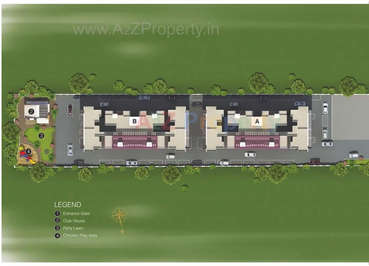 Layout of real estate project Mayur Geminus located at Hadapsar, Pune, Maharashtra