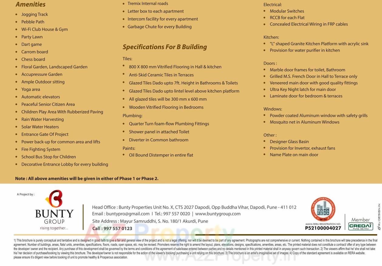 Image 22900 4 of real estate project Mayur Samruddhi located at Pimpri-chinchawad-m-corp, Pune, Maharashtra