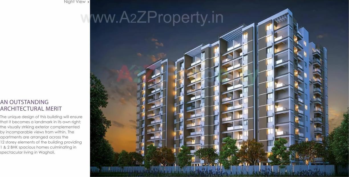 3D Elevation of real estate project Mayuri Sunrise located at Wagholi, Pune, Maharashtra