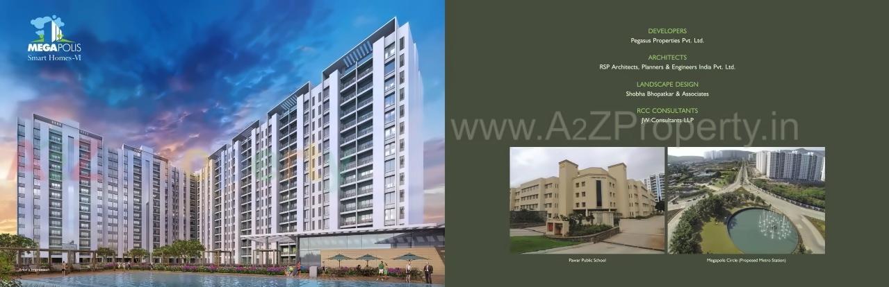 3D Elevation of real estate project Megapolis Saffron   A3 To located at Hinjavadi-ct, Pune, Maharashtra