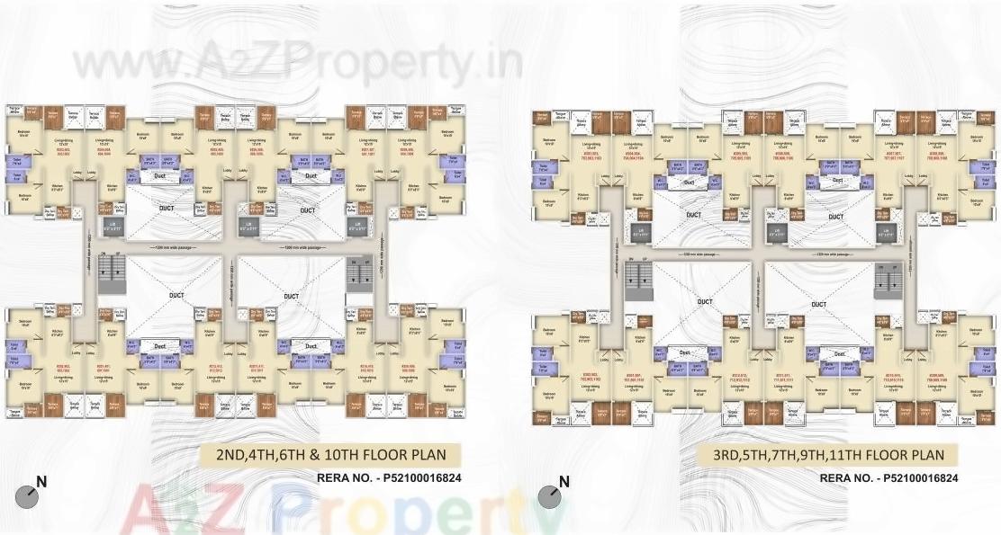 Layout of real estate project Memories located at Mohammadwadi, Pune, Maharashtra