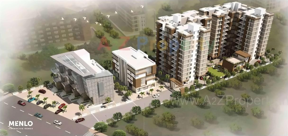 3D Elevation of real estate project Menlo Homes Kharadi Next located at Wagholi, Pune, Maharashtra