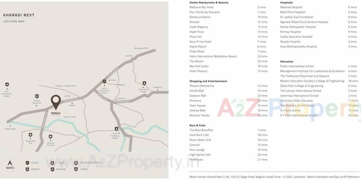  of real estate project Menlo Homes Kharadi Next located at Wagholi, Pune, Maharashtra