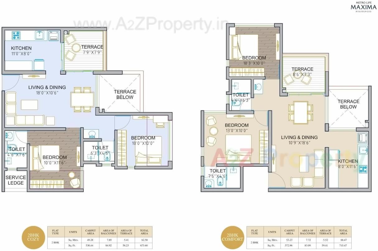 Layout of real estate project Metro Life Maxima Residences located at Tathwade, Pune, Maharashtra