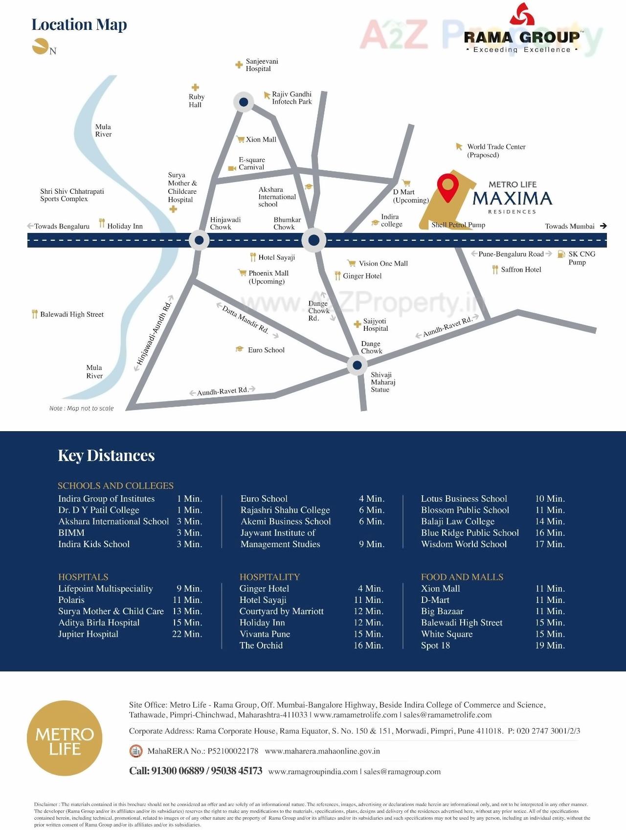  of real estate project Metro Life Maxima Residences located at Tathwade, Pune, Maharashtra