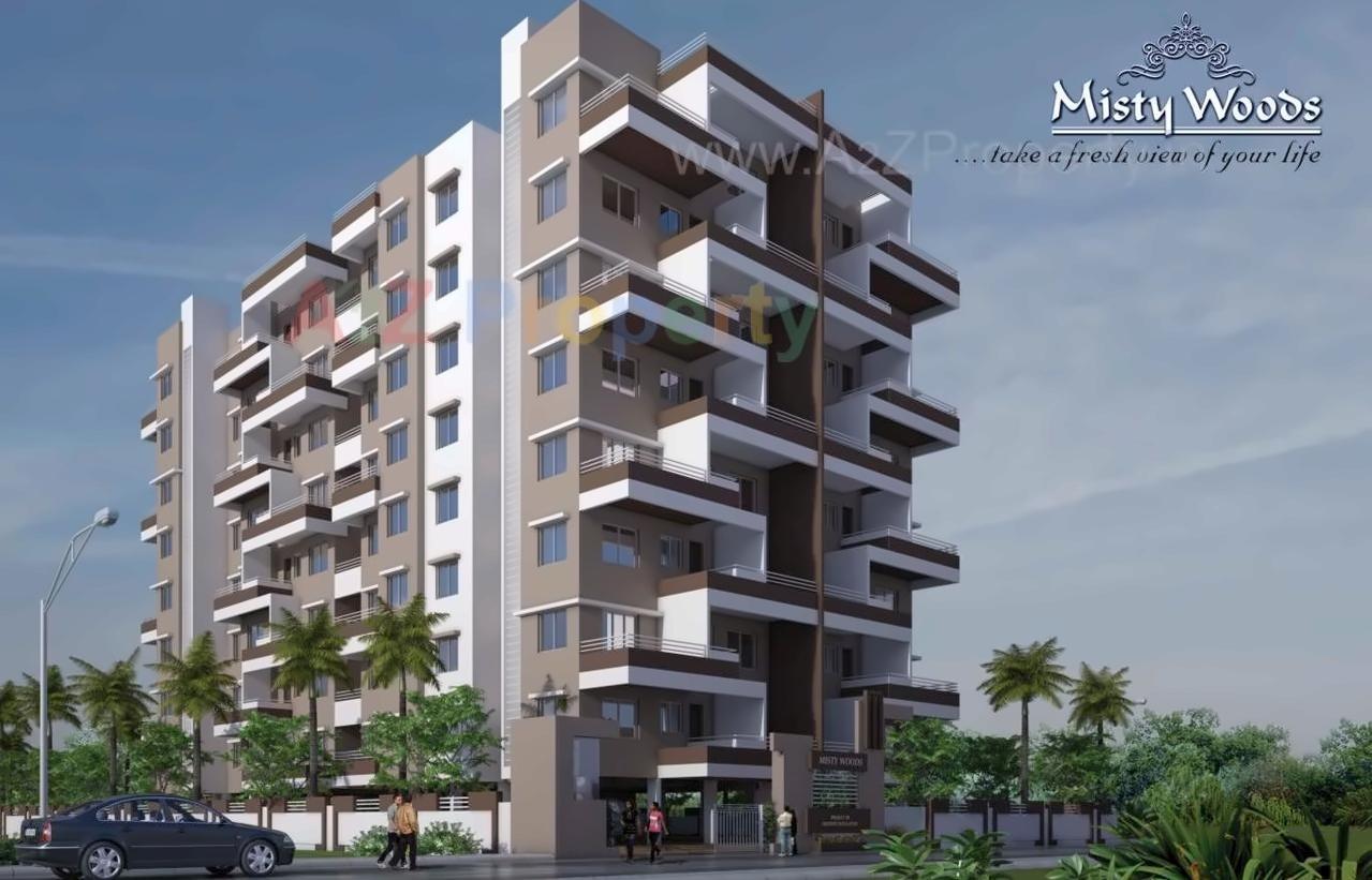 3D Elevation of real estate project Misty Woods located at Pimpri-chinchawad-m-corp, Pune, Maharashtra