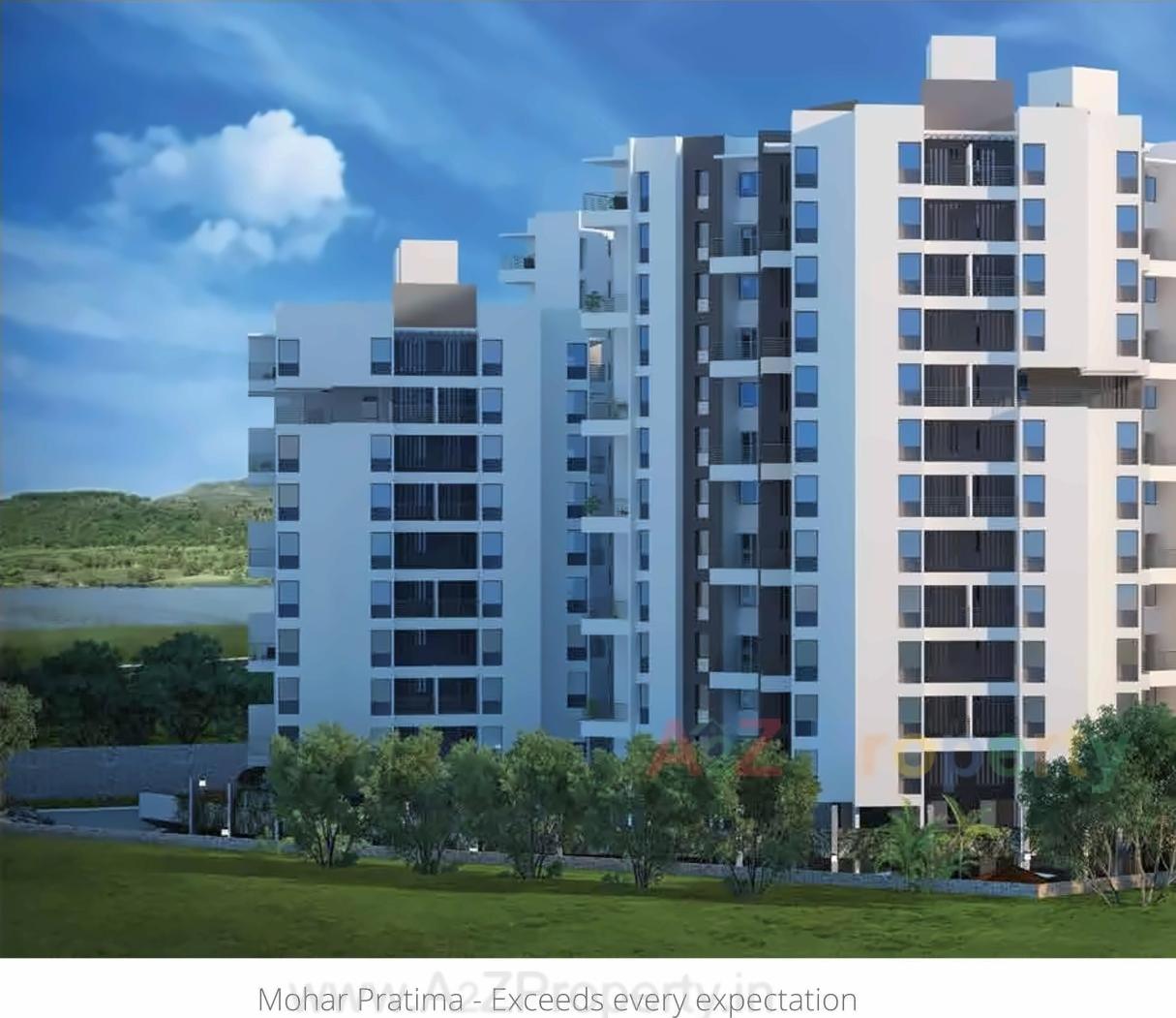 3D Elevation of real estate project Mohar Pratima located at Talegaon-dabhade-m-cl, Pune, Maharashtra