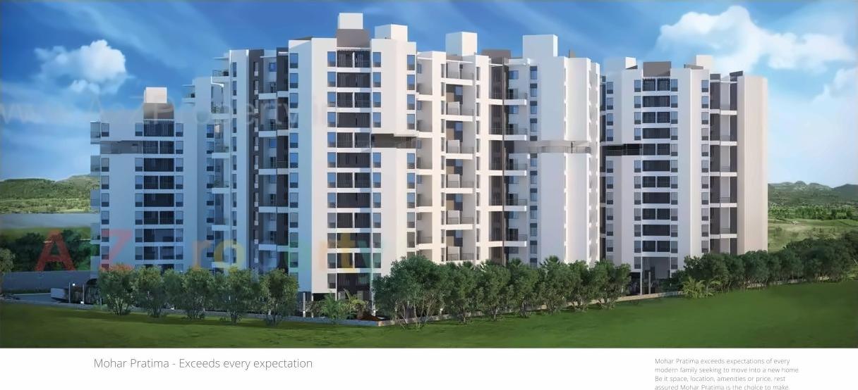 3D Elevation of real estate project Mohar Pratima located at Talegaon-dabhade-m-cl, Pune, Maharashtra