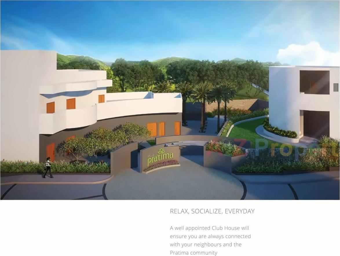 3D Elevation of real estate project Mohar Pratima located at Talegaon-dabhade-m-cl, Pune, Maharashtra