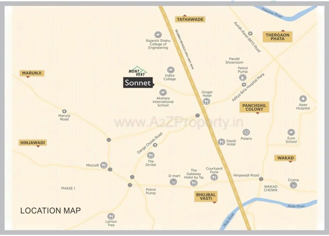  of real estate project Mont Vert Sonnet located at Wakad, Pune, Maharashtra