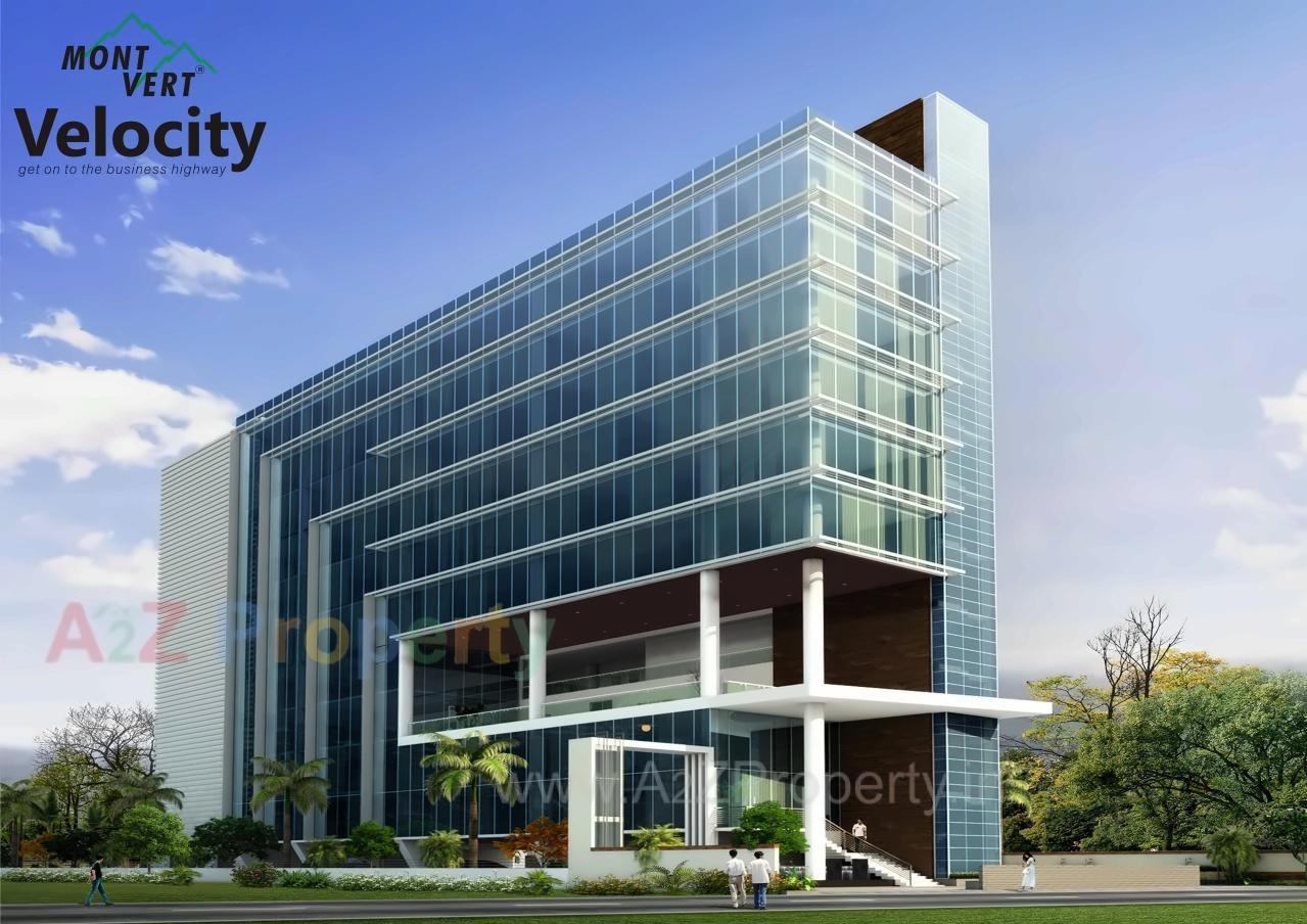 3D Elevation of real estate project Mont Vert Velocity located at Pashan, Pune, Maharashtra