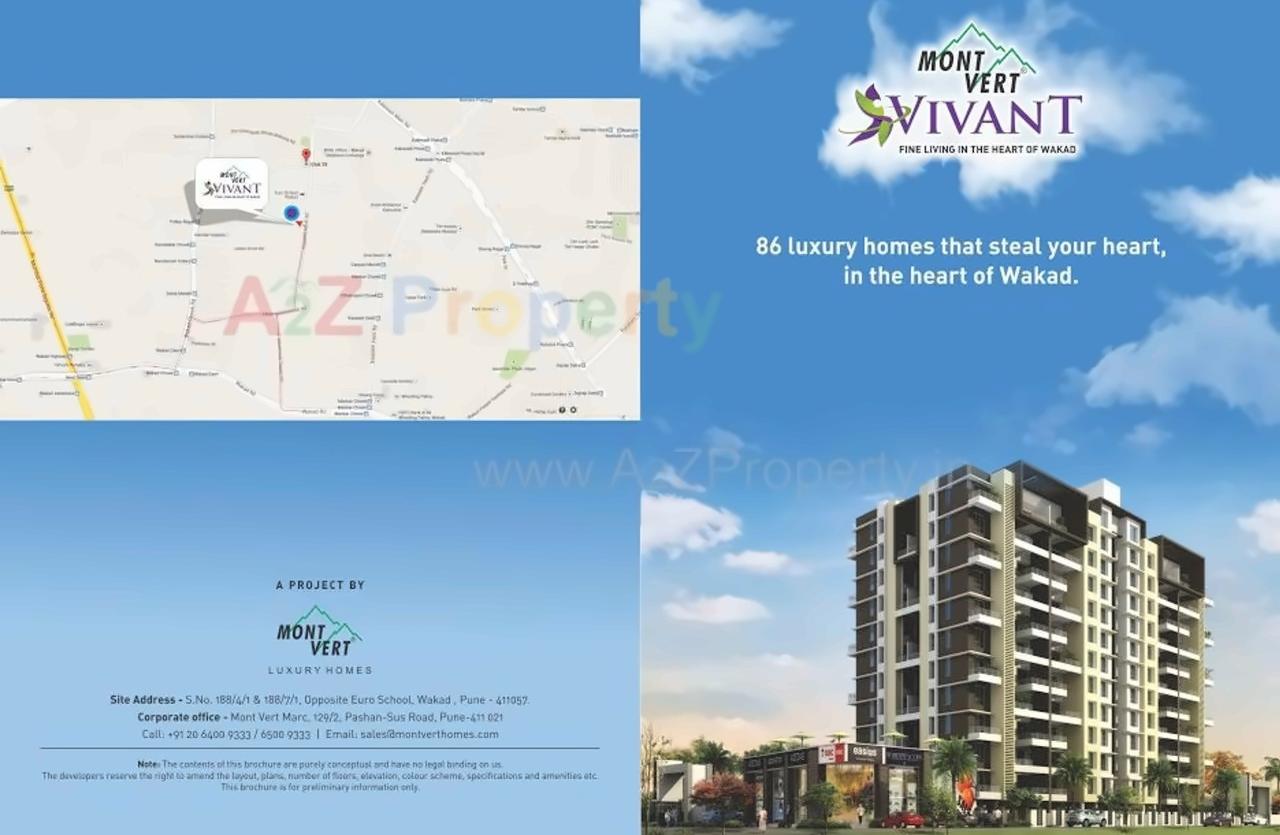  of real estate project Mont Vert Vivant located at Wakad, Pune, Maharashtra