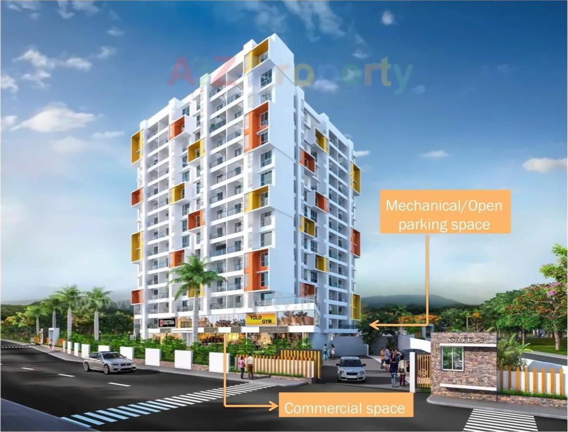 3D Elevation of real estate project Mont Vert Yolo located at Bhugaon, Pune, Maharashtra