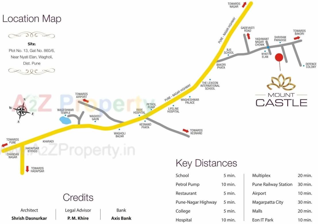  of real estate project Mount Castel located at Wagholi, Pune, Maharashtra