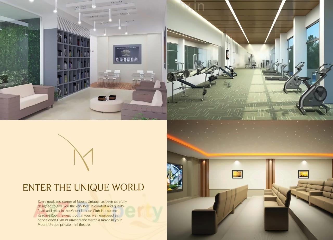 3D Elevation of real estate project Mount Unique located at Baner, Pune, Maharashtra