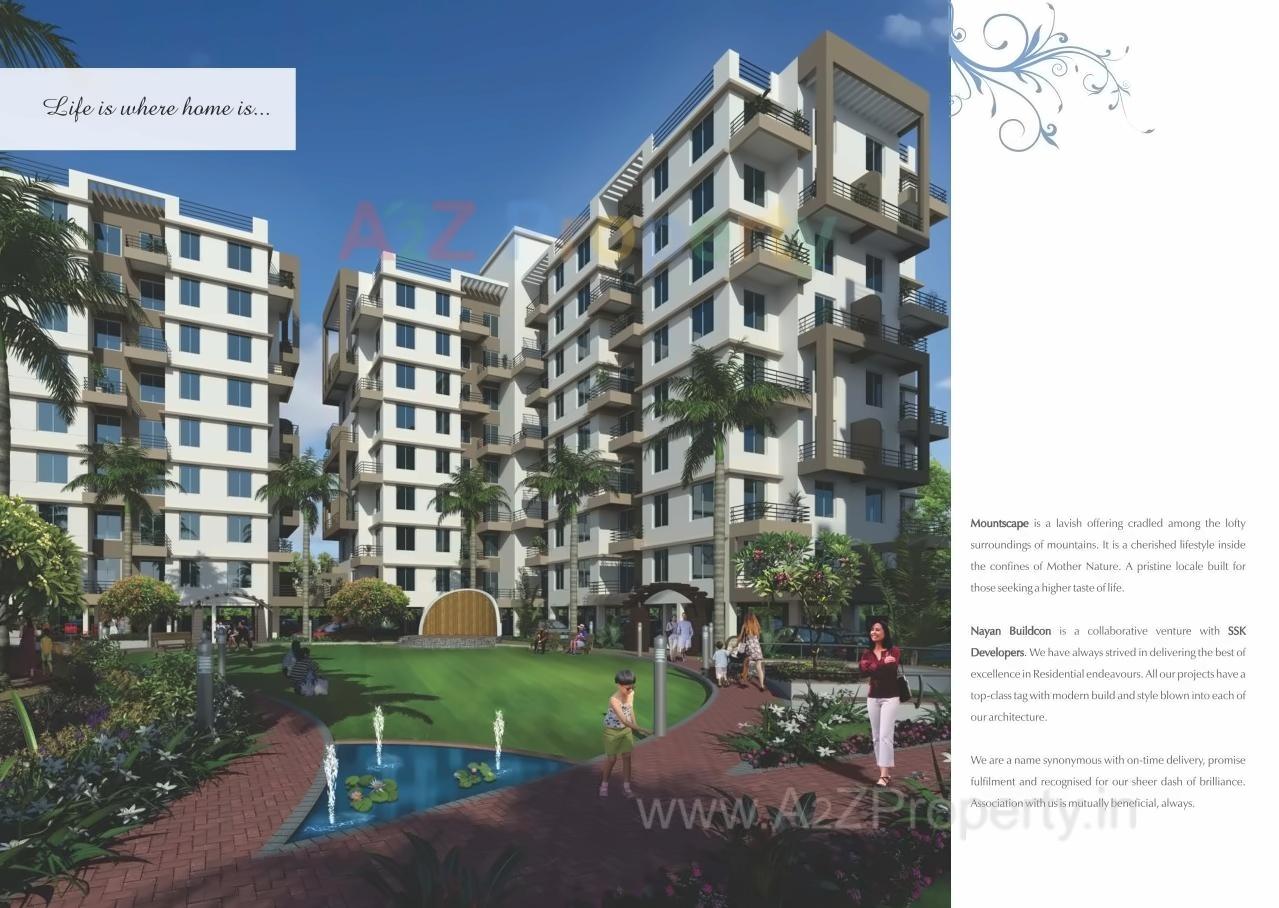 3D Elevation of real estate project Mountscape located at Pisoli, Pune, Maharashtra